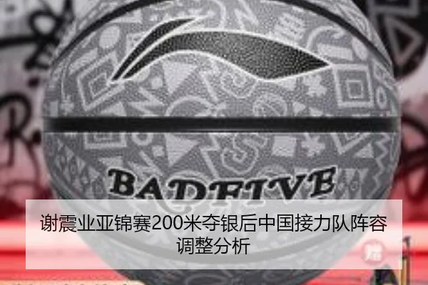 谢震业亚锦赛200米夺银后中国接力队阵容调整分析