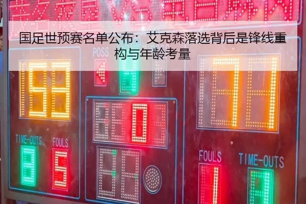 国足世预赛名单公布：艾克森落选背后是锋线重构与年龄考量